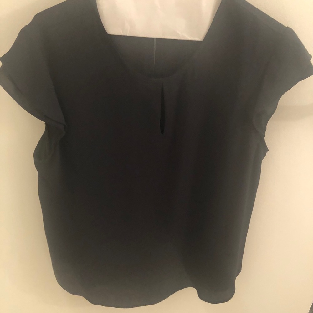 Anne Taylor navy blue top